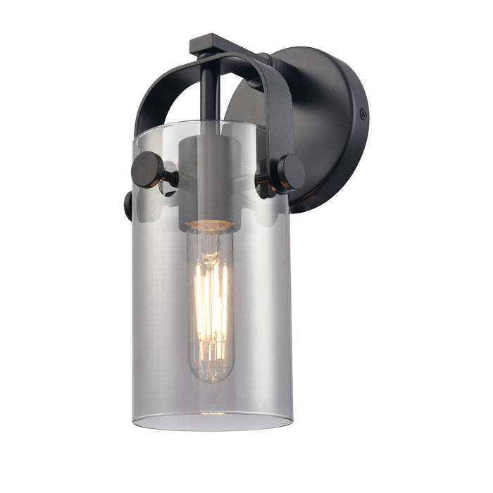 Innovations 423-1W-BK-G423-7SM LED Wall Sconce, Matte Black