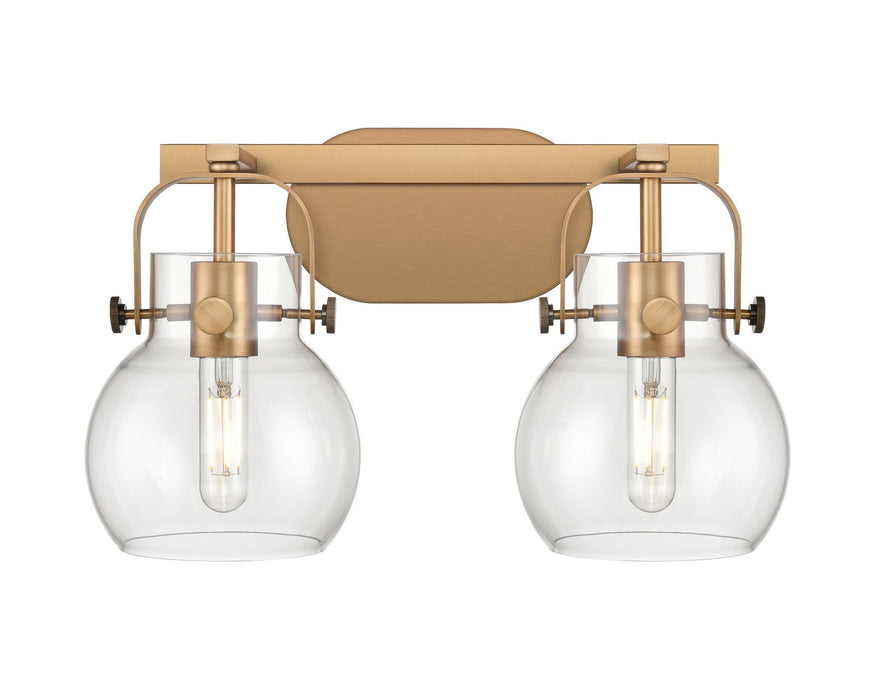 Innovations 423-2W-BB-G410-6CL LED Bath Vanity, Brushed Brass