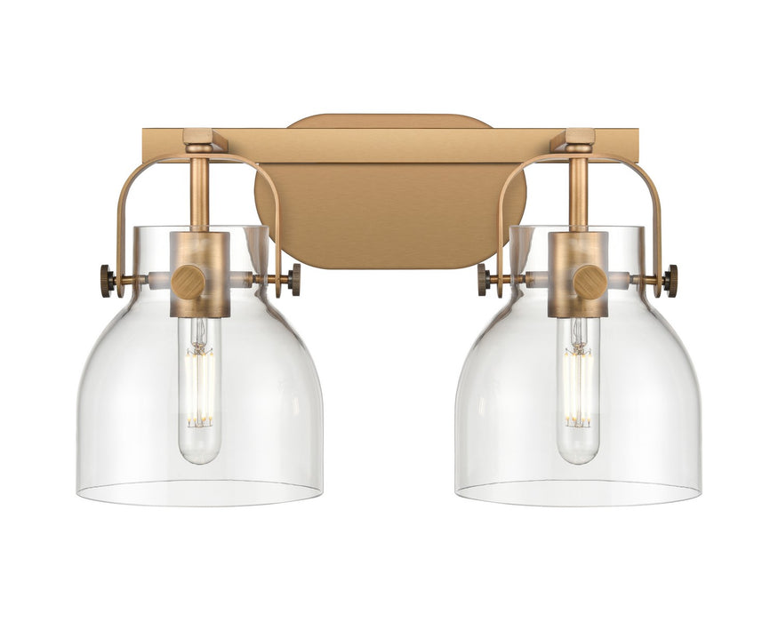 Innovations 423-2W-BB-G412-6CL LED Bath Vanity, Brushed Brass