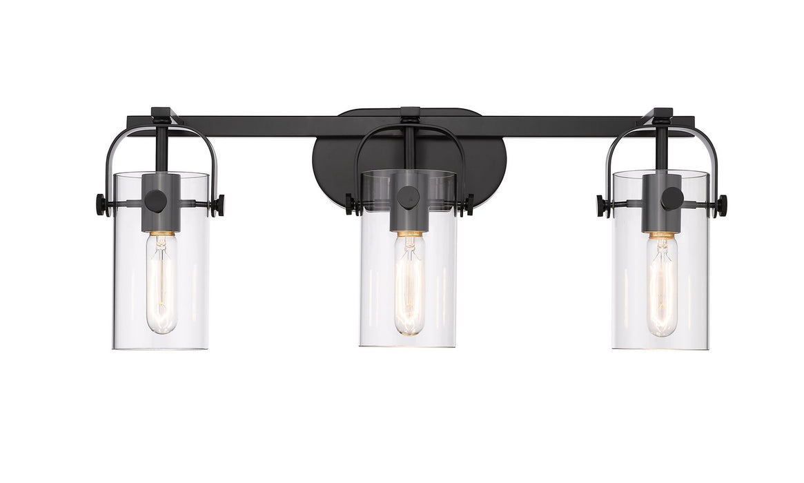 Innovations 423-3W-BK-G423-7CL LED Bath Vanity, Matte Black