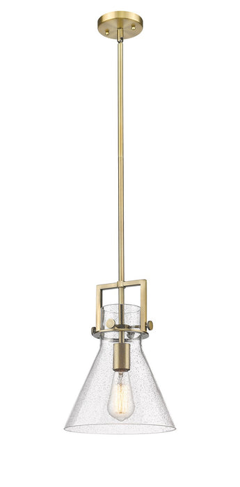 Innovations 411-1SM-BB-G411-10SDY One Light Mini Pendant, Brushed Brass
