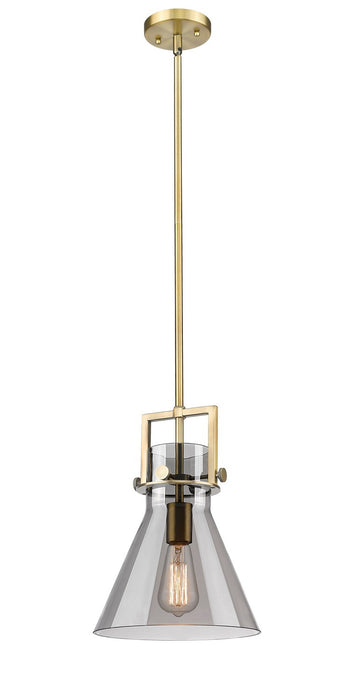 Innovations 411-1SM-BB-G411-10SM One Light Mini Pendant, Brushed Brass