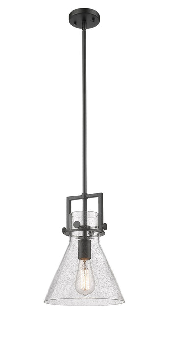 Innovations 411-1SM-BK-G411-10SDY One Light Mini Pendant, Matte Black