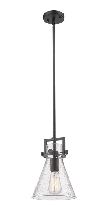 Innovations 411-1SS-BK-G411-8SDY One Light Pendant, Matte Black
