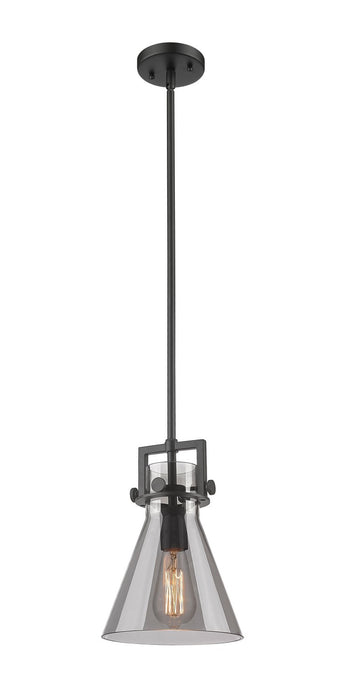 Innovations 411-1SS-BK-G411-8SM One Light Pendant, Matte Black