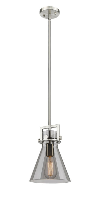Innovations 411-1SS-SN-G411-8SM One Light Pendant, Satin Nickel