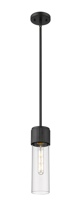 Innovations 428-1S-BK-G428-12CL LED Pendant, Matte Black