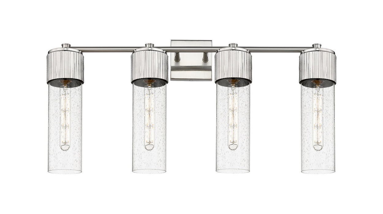 Innovations 428-4W-SN-G428-12SDY LED Bath Vanity, Satin Nickel