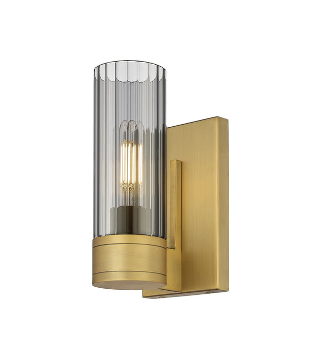 Innovations 429-1W-BB-G429-8SM LED Wall Sconce, Brushed Brass
