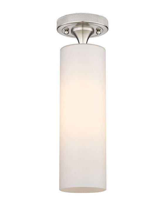Innovations 434-1F-SN-G434-12WH LED Flush Mount, Satin Nickel