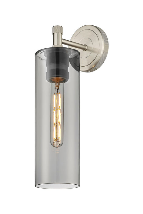 Innovations 434-1W-SN-G434-12SM LED Wall Sconce, Satin Nickel