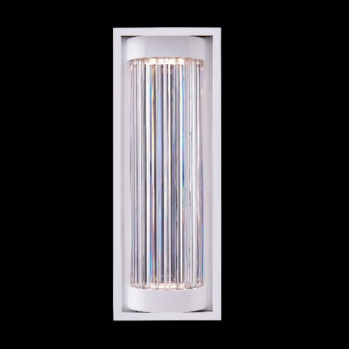 Allegri 090121-064-FR001 LED Outdoor Wall Sconce, Matte White