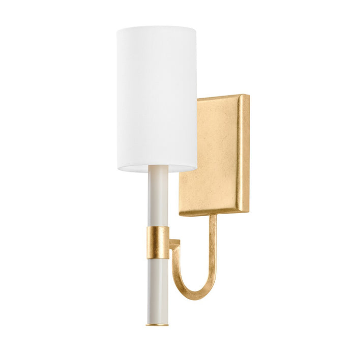 Troy Lighting B1113-VGL One Light Wall Sconce, Vintage Gold Leaf