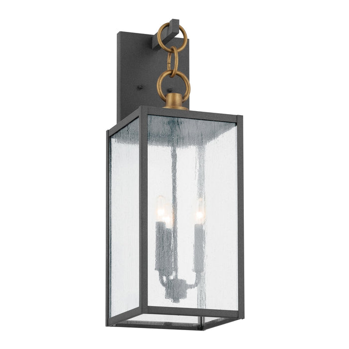 Kichler 59009WZC Three Light Outdoor Wall Mount, Weathered Zinc