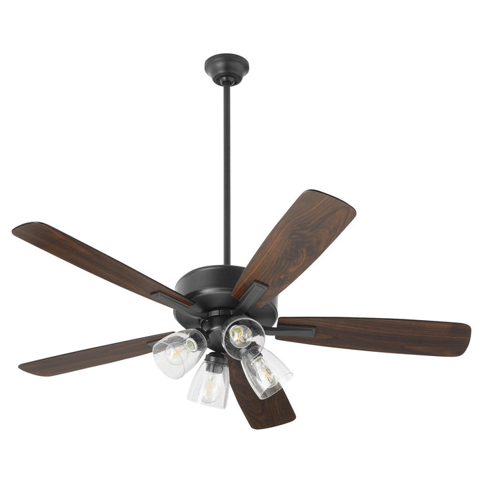 Quorum 4525-24159 52" Ceiling Fan, Matte Black