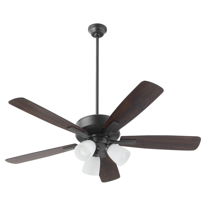Quorum 4525-3159 52" Ceiling Fan, Matte Black