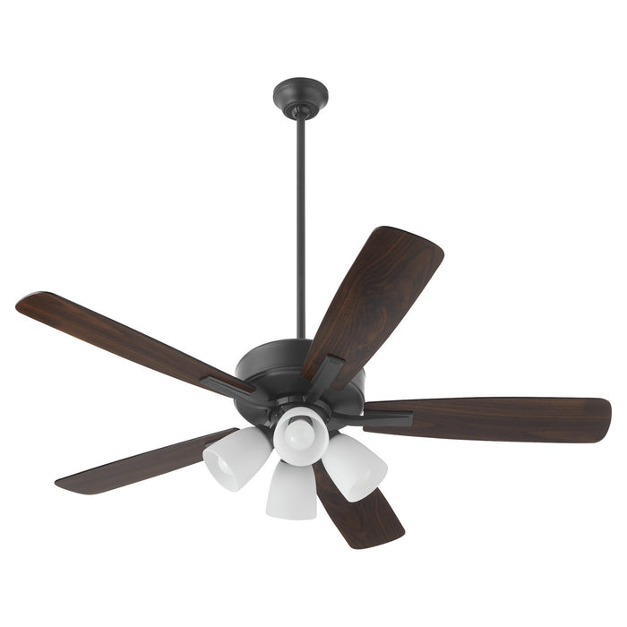 Quorum 4525-4159 52" Ceiling Fan, Matte Black