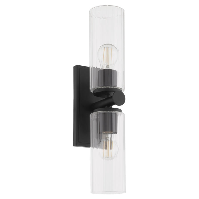 Quorum 540-2-59 Two Light Wall Mount, Matte Black