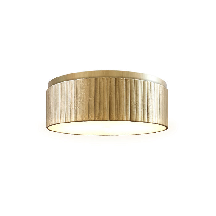 Alora FM361212VB LED Flush Mount, Vintage Brass