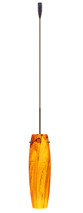 Besa RXP-4121HB-BR One Light Pendant, Bronze