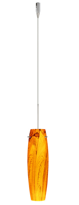 Besa RXP-4121HB-SN One Light Pendant, Nickel