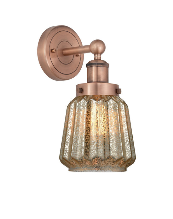Innovations 616-1W-AC-G146 One Light Wall Sconce, Antique Copper