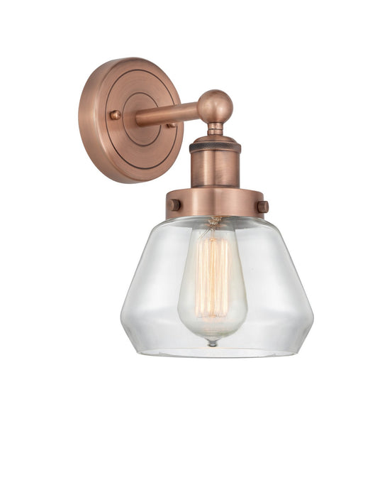 Innovations 616-1W-AC-G172 One Light Wall Sconce, Antique Copper