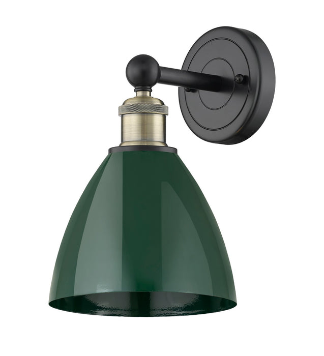 Innovations 616-1W-BAB-MBD-75-GR One Light Wall Sconce, Black Antique Brass