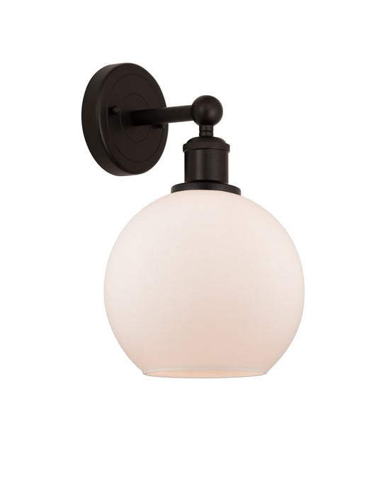 Innovations 616-1W-OB-G121-8 One Light Wall Sconce, Oil Rubbed Bronze