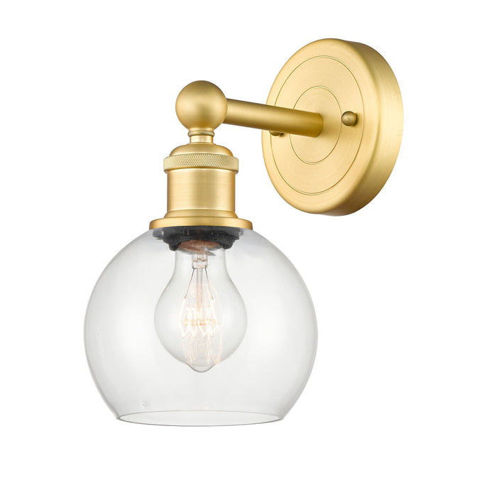 Innovations 616-1W-SG-G122-6 One Light Wall Sconce, Satin Gold
