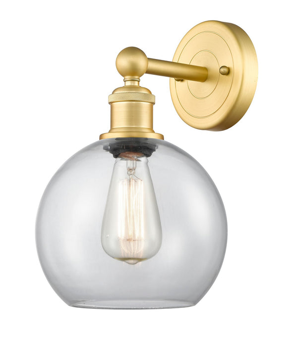 Innovations 616-1W-SG-G122-8 One Light Wall Sconce, Satin Gold