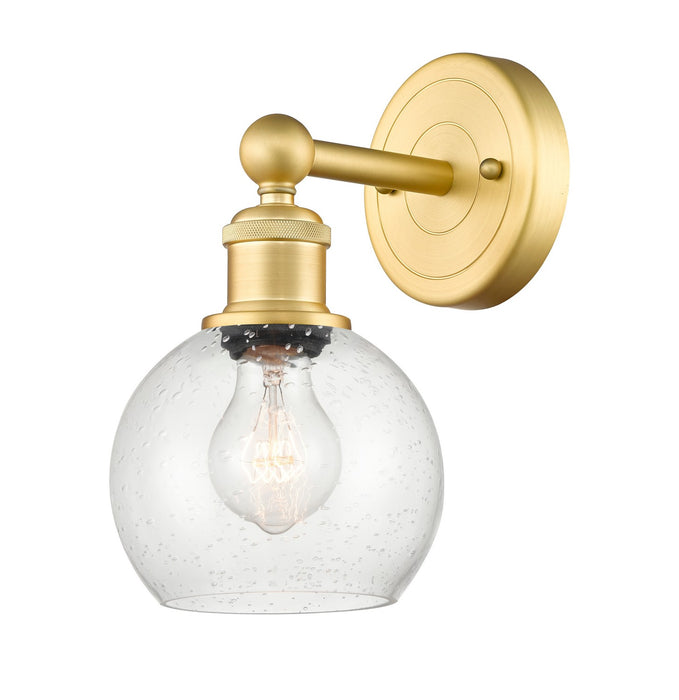 Innovations 616-1W-SG-G124-6 One Light Wall Sconce, Satin Gold