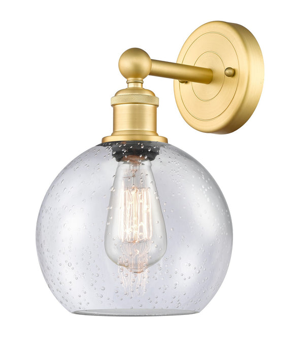 Innovations 616-1W-SG-G124-8 One Light Wall Sconce, Satin Gold