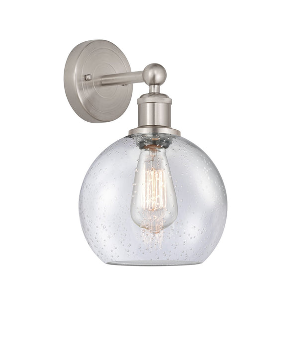 Innovations 616-1W-SN-G124-8 One Light Wall Sconce, Satin Nickel
