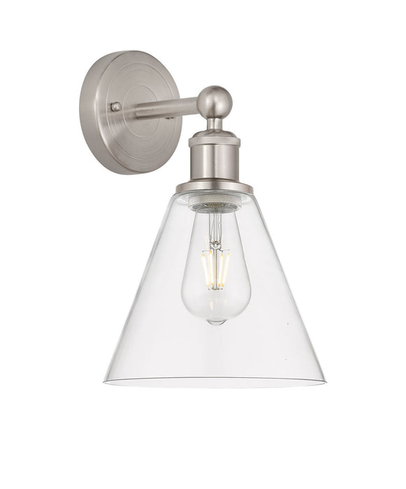Innovations 616-1W-SN-GBC-82 One Light Wall Sconce, Satin Nickel