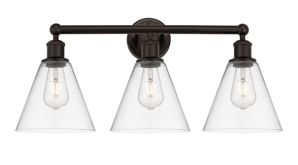 Innovations 616-3W-OB-GBC-82 Three Light Bath Vanity, Oil Rubbed Bronze