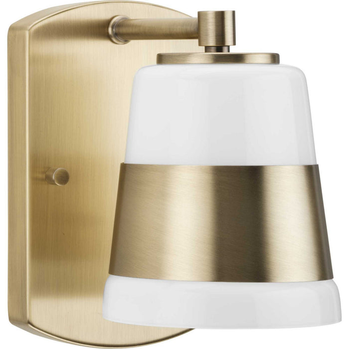 Progress Lighting P300442-163 One Light Bath, Vintage Brass