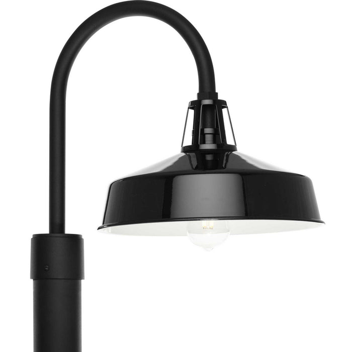 Progress Lighting P540103-031 One Light Outdoor Post Lantern, Black