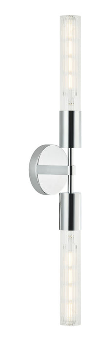 Matteo Lighting S04002CH Two Light Vanity, Chrome