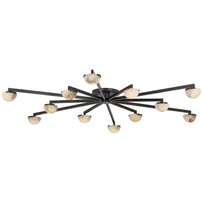 Visual Comfort Signature KW 4624BZ-ALB LED Flush Mount, Bronze