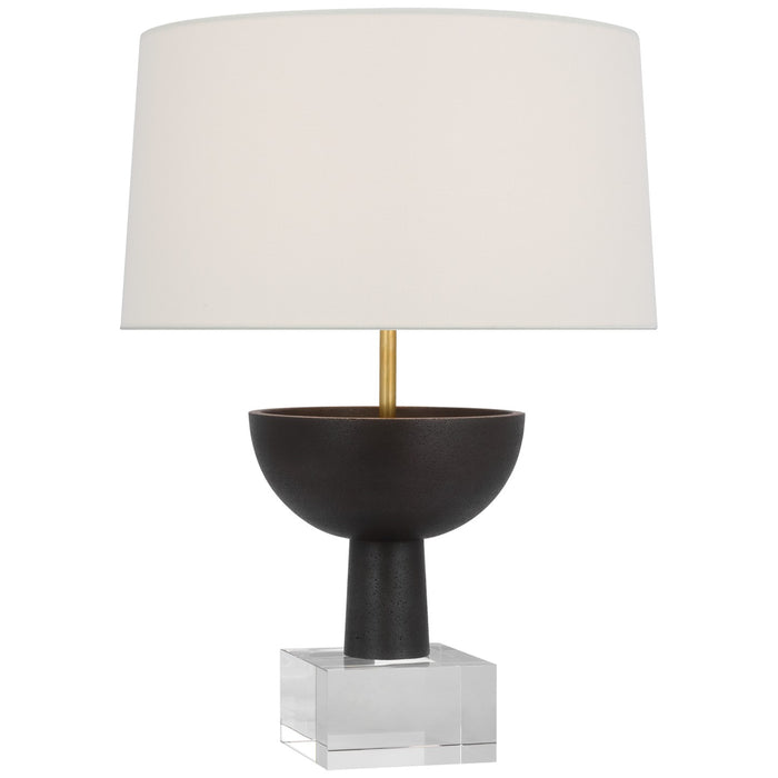 Visual Comfort Signature RB 3040WI-L LED Table Lamp, Warm Iron