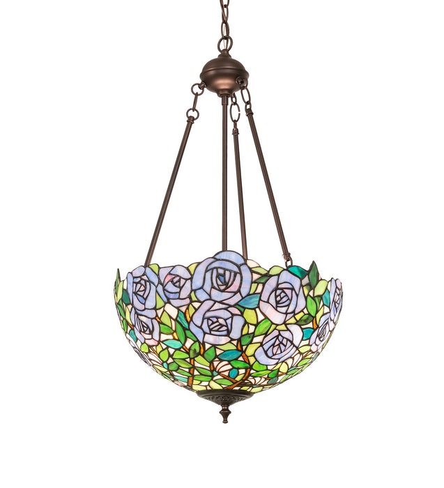 Meyda Tiffany 263406 Two Light Pendant, Mahogany Bronze