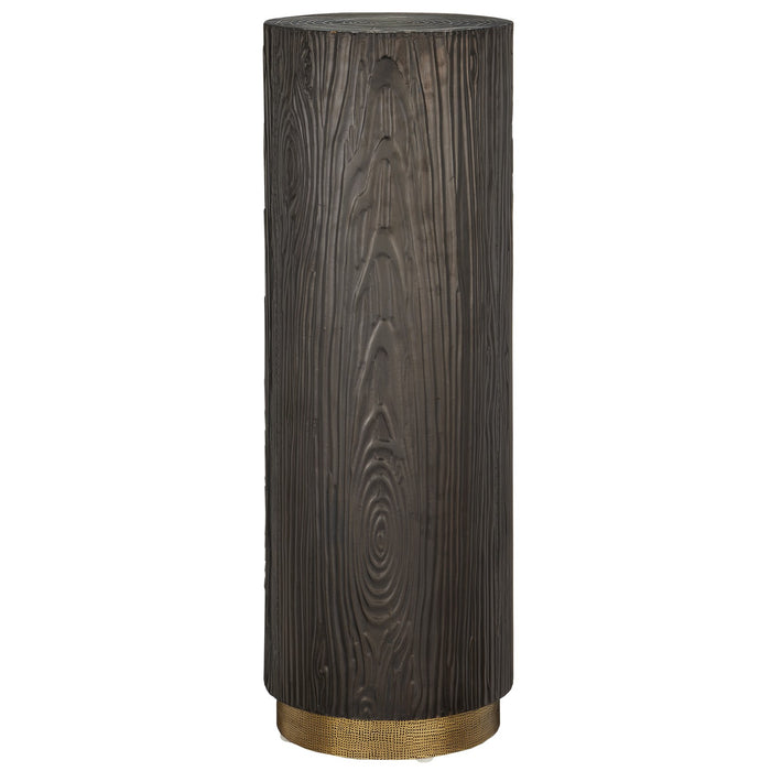 Currey and Company 1000-0139 Pedestal, Bronze/Brass