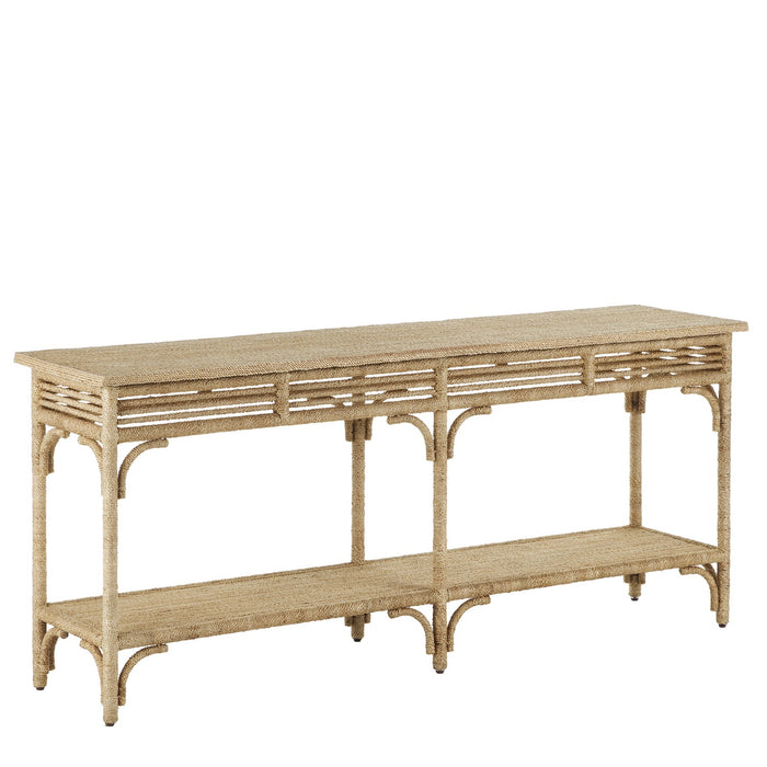Currey and Company 3000-0246 Console Table, Natural/Brown Carafe