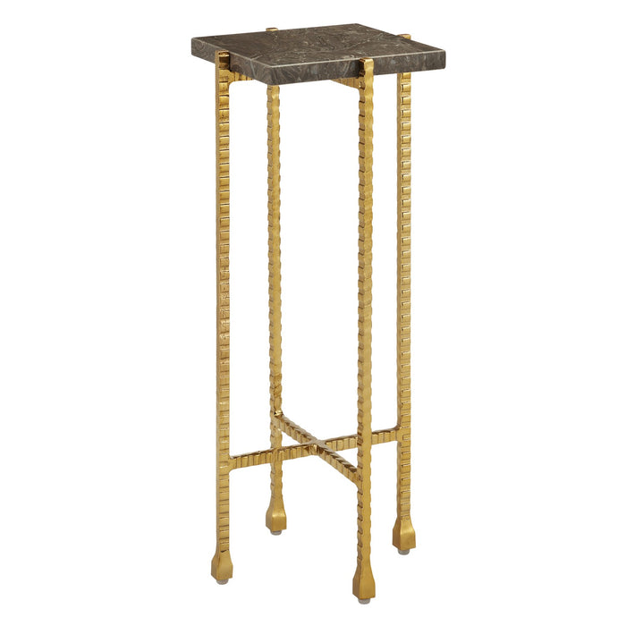 Currey and Company 4000-0171 Drinks Table, Natural/Gold