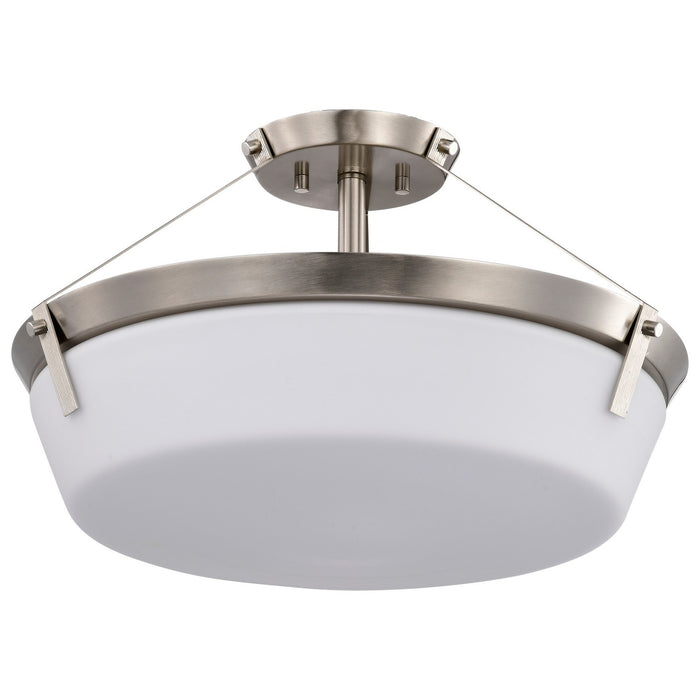 Nuvo Lighting 60-7762 Four Light Semi Flush Mount, Brushed Nickel
