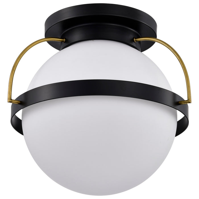 Nuvo Lighting 60-7772 One Light Flush Mount, Matte Black