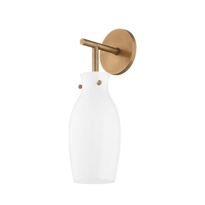 Troy Lighting B1616-PBR One Light Wall Sconce, Patina Brass