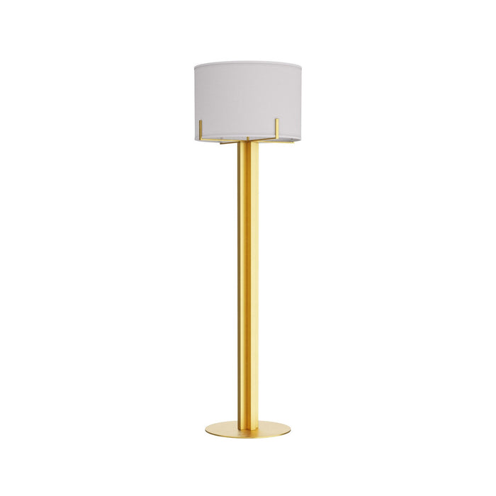 Arteriors PFC08-SH002 One Light Floor Lamp, Antique Brass