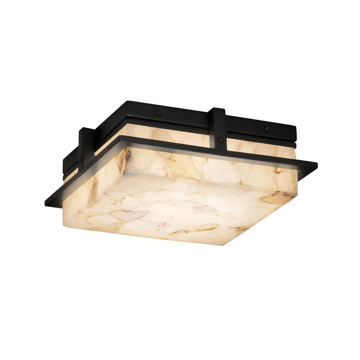 Justice Designs ALR-7560W-MBLK LED Outdoor Flush Mount, Matte Black